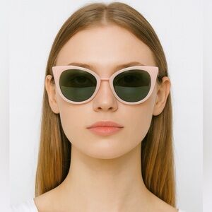 Fendi light pink cat-eye sunglasses